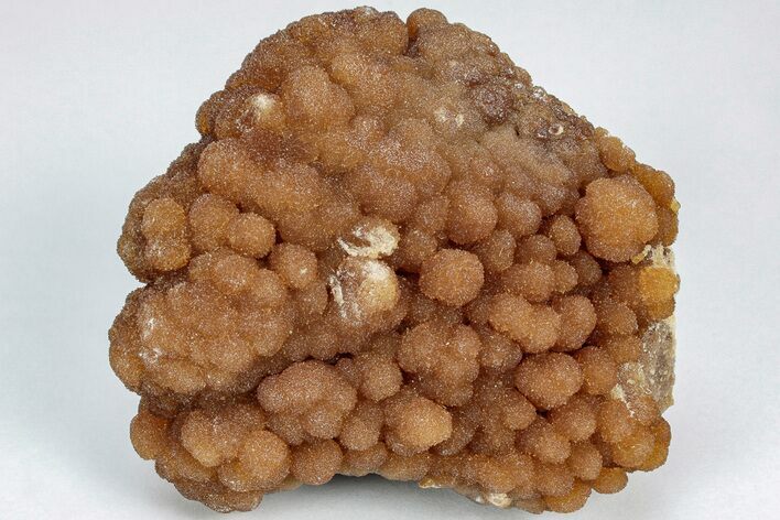 Fluorescent, Red-Orange Botryoidal Aragonite Formation - Peru #225429